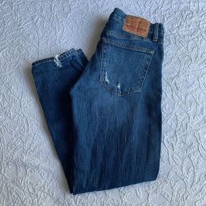 Lucky Brand Sienna Slim Boyfriend Distressed sz 00